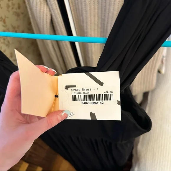 NWT La Ligne Grace Off-the-shoulder Stretch-jersey Midi Dress Sz L - Picture 4 of 7